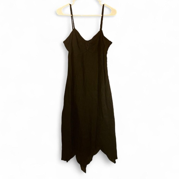 Free People Dresses & Skirts - Free People Black Dress With Brajded Straps Size 8